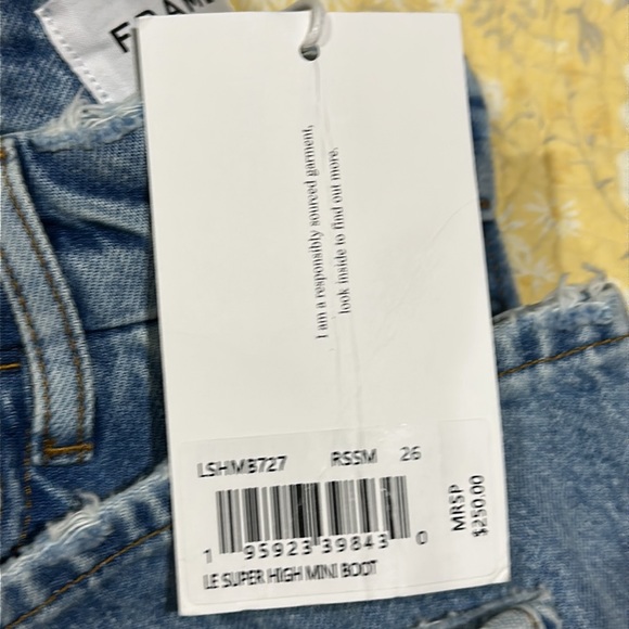 ✨2x Host Pick✨ Frame Le Super High Rise Mini Boot in Demarco - Picture 7 of 9